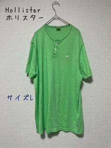 Hollister ホリスター　ヘンリーネックTシャツ　L