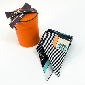 【美品】HERMES エルメス ツイリー スカーフ アクセサリーZ471