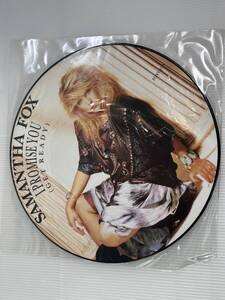 【LP/レコード】ピクチャー盤　SAMANTHA FOX　サマンサフォックス　I PROMISE YOU (GET READY)　JIVE FOXY S7