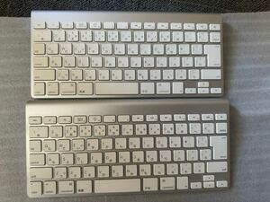 Apple Wireless keyboard A1314/1255 セット、現状品未確認ジャンク品部品取り