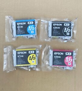 ★送料無料★未使用品EPSONエプソン純正インクカートリッジ ICBK46 ICC46 ICY46 ICM46 4点★CB11