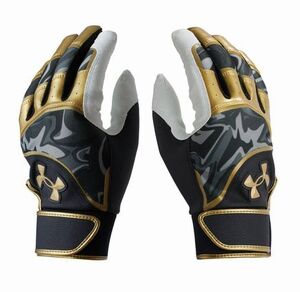 ★UNDER ARMOUR メンズ バッティンググローブ[SM](BK/WH) 新品！★