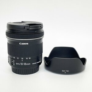 Canon キャノン 一眼レフ用レンズ E-FS 10-18mm F4.5-5.6 IS STM カメラ 動作確認済み [R14243]