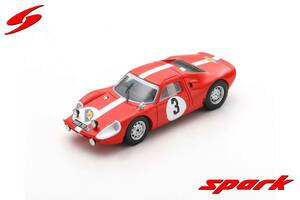 ■限定300pcs. スパークモデル 1/43 1967 ポルシェ904 GTS #3 ラリー デ ルートデュノール