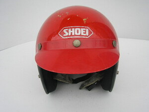 ☆SHOEI　TJ-301　赤　族ヘル　ジェットヘルメット　ビンテージ