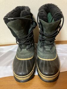 SOREL CARIBOU ソレル カリブー　ブラック　25cm US7 【中古品】 ウィンターブーツ