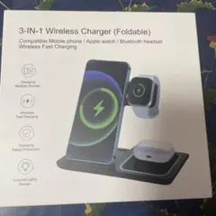 3-IN- Wireless Charger(Foldable)  新品