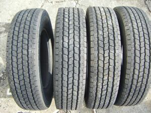 中古タイヤ スタッドレスタイヤ 4本セット 165/80R14 91/90 LT ヨコハマ アイスガード iG91 取りに来てくれる方限定