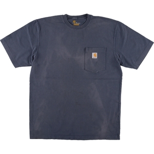 古着 カーハート Carhartt ORIGINAL FIT 半袖 ワンポイントロゴポケットTシャツ メンズM相当 /eaa471214