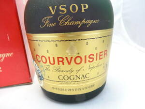 【同梱可】クルボアジェ　VSOP　緑瓶 　特級 　箱付 　700ml　40% コニャック　COURVOISIER　グリーンボトル　未開栓　古酒