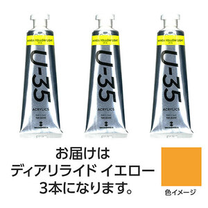 ターナー色彩 U35 ディアリライドイエロー60ml 3個 TURNER108717 /l