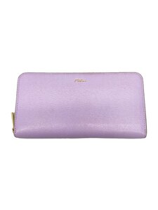 FURLA◆BABYLON ZIP AROUND/長財布/レザー/PUP/PCX7UNO/小銭入れ使用感有