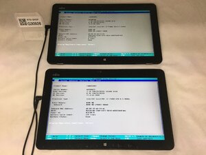 ジャンク2台セット/FUJITSU FARR05003 ARROWS Tab R727/R/Core i3 7100U 2.40GHz/128GB/4GB/12.5インチ/OS無し/第7世代/高解像度/AC欠品