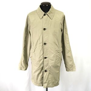 ギャップ/GAP★ロング丈/ステンカラーコート【メンズM/ベージュ/beige】Coat/Jacket/Jumper◆BH497