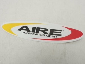 未使用 AIRE ステッカー サイズ:W28.8cm×H7.5cm スキューバダイビング関連用品 [S1-54019]