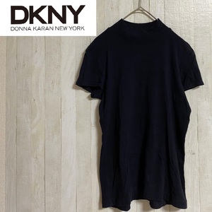 DKNY★ダナキャランニューヨーク★コットン ハイネック カットソー★サイズS　5-53　