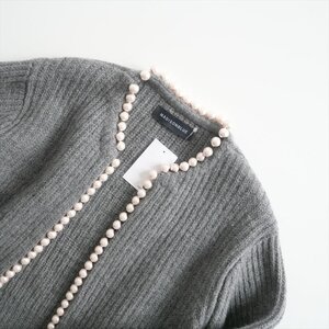 継続販売品・人気完売色 / MADISONBLUE マディソンブル / PEARL DAMAGE CARDIGAN パールダメージカーディガン S / MB224-8012 / 2412-0243