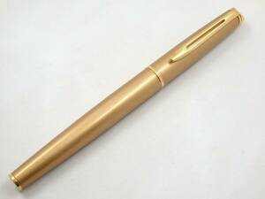 ★中古★WATERMAN ウォーターマン 万年筆 ペン先刻印 18K 750 / ボディ ゴールドカラー OFG56834O