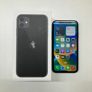 ★３【中古】SIMロック解除済み★au★iPhone11 64GB☆MWLT2J/A 利用制限判定○★ブラック★au★バッテリー98%★352928116479193★SIMフリー