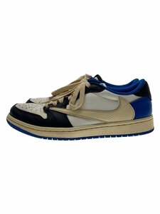 NIKE◆FRAGMENT DESIGN X TRAVIS SCOTT X AIR JORDAN 1 LOW OG/25cm/WH