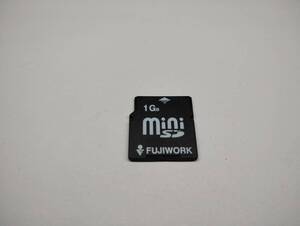 1GB　FUJIWORK　miniSDカード　メモリーカード