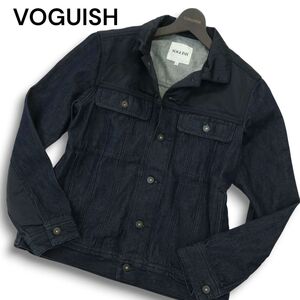 VOGUISH ヴォーギッシュ ルパート 通年 ナイロン切替★ デニム ジャケット Gジャン Sz.M　メンズ　A4T09484_9#O