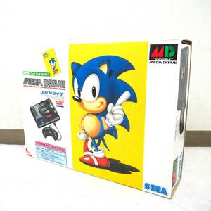 SEGA セガ MEGA DRIVE メガドライブ HAA-2510 本体 16BIT コントローラー ケーブル類 外箱 K5668