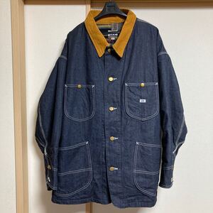 【美品】Lee FRAMeWORK SUPPERSIZED LINING LOCO JACKET リー フレームワーク デニムブランケットカバーオール Sサイズ LM4690 81-LJ