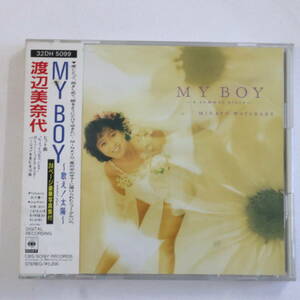 中古CD 帯付★渡辺美奈代 MY BOY★旧規格 税表記無し 定価3200円 32DH-5099 おニャン子クラブ