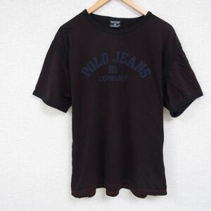 XL/古着 ラルフローレン Ralph Lauren ポロジーンズ 半袖 ブランド Tシャツ メンズ ビッグロゴ 大きいサイズ コットン クル