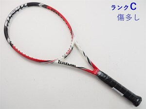 中古 テニスラケット ウィルソン スティーム 99エス 2013年モデル【一部グロメット割れ有り】 (G2)WILSON STEAM 99S 2013