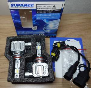 SUPAREE HB3//HB4 LED 6000K 16000LM ハイビーム用