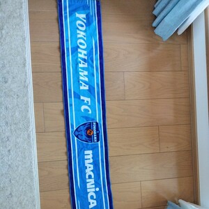 【送料無料】 横浜FC マフラータオル 未使用 プロサッカー J2 MACNICA ロゴ入り かっこいい