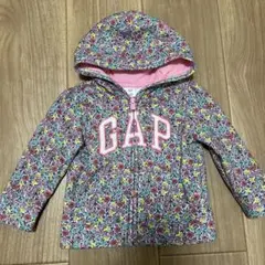 GAP 花柄 フード付きパーカー 95センチ　2year