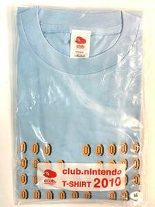 クラブニンテンドー ティーシャツ T シャツ 2010 ライトブルー club.nintendo T-SHIRT Mサイズ 3