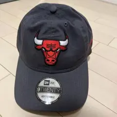 New Era Chicago Bulls キャップ グレー 調整可能