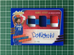 ★PANINI 2020-21 NBA ABSOLUTE MEMORABILIA #TT3-DOT DANIEL OTURU［LOS ANGELES CLIPPERS］直筆サインカード 49枚限定「30/49」★