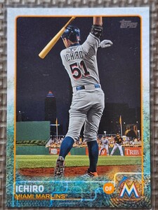 2015 Topps Update #US396 ICHIRO SUZUKI SP Photo Variation Miami Marlins New York Yankees Seattle Mariners Orix Blue Wave