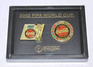 FIFA WORLD CUP 2002　日韓ワールドカップ コカ・コーラ ピンバッジ　当選品