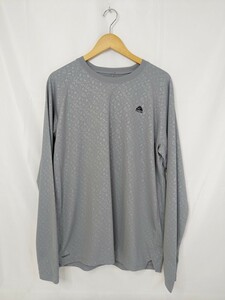 NIKE ACG ナイキ エーシージー FITDRY ロングスリーブカットソー 長袖 BASE LAYER1 216837-065 サイズ：L カラー：グレー