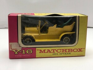 ミニカー Y-16 MATCHBOX 1904 SPYKER 昭和レトロ