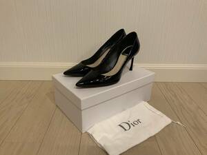 中古パンプス　DIOR サイズ38 ネイビー