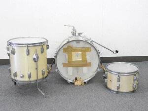 ☆ Pearl パール President バスドラ フロアタム タム 3点セット ☆中古☆