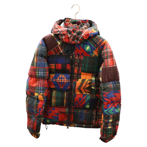 RALPH LAUREN ラルフローレン PATCHWORK DOWN JACKET パッチワーク ダウンジャケット マルチ