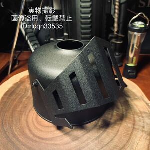 超激レア 黒騎士 ガス缶カバー OD缶専用 ステンレス製 アウトドア キャンプ 野営 野外登山 43g 120×45mm