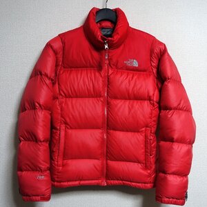 THE NORTH FACE ノースフェイス ヌプシ ダウン ジャケット 700FP レディース Sサイズ 正規品 レッド Z3818