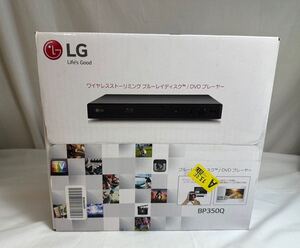 【#uj】【未開封・箱付き】LG ワイヤレスストリーミング ブルーレイディスクプレーヤー DVDプレーヤー　BP350Q ブラック 