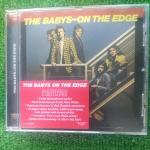 THE BABYS　「ON THE EDGE」　輸入盤CD　ROCK CANDYリマスター盤　送料込み　ベイビーズ