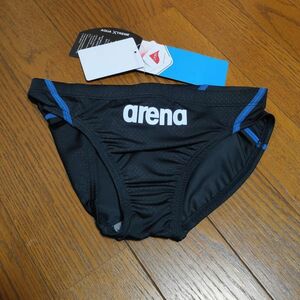 【arena】アリーナ アクアストリーム/リミック ブラック青/サイズM ビキニ 競パン 競泳水着
