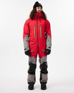 TOBE Outerwear スノーモービル MACER V2 MONOSUIT 中綿なし シェルワンピース スーツ 赤 レッド Formula 北米 Sサイズ ● 新品未使用